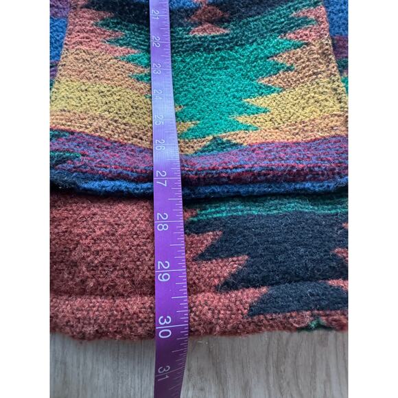 Vintage American Jac Southwestern Aztec Print Duffle Coat - XL - Picture 10 of 11